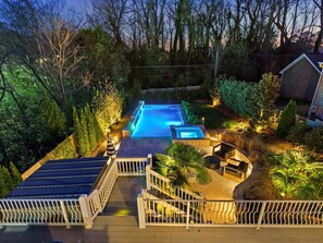 Una piscina riscaldata