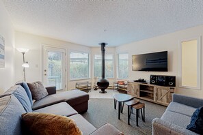 Villa (Foxglove 3) | Living area | Flat-screen TV - Foxglove by Whistler Premier (Whistler)