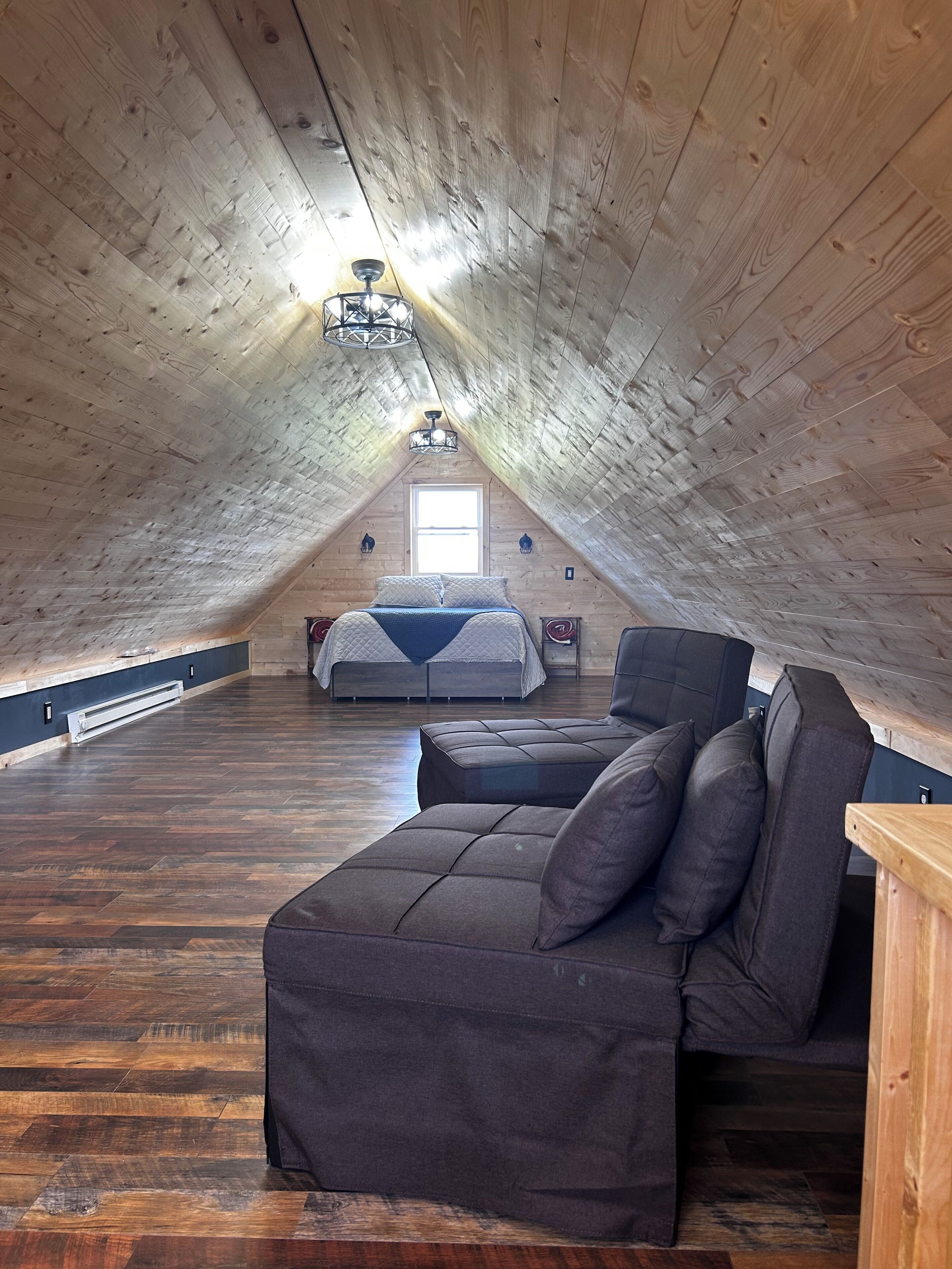 2 chambres, bureau, draps fournis