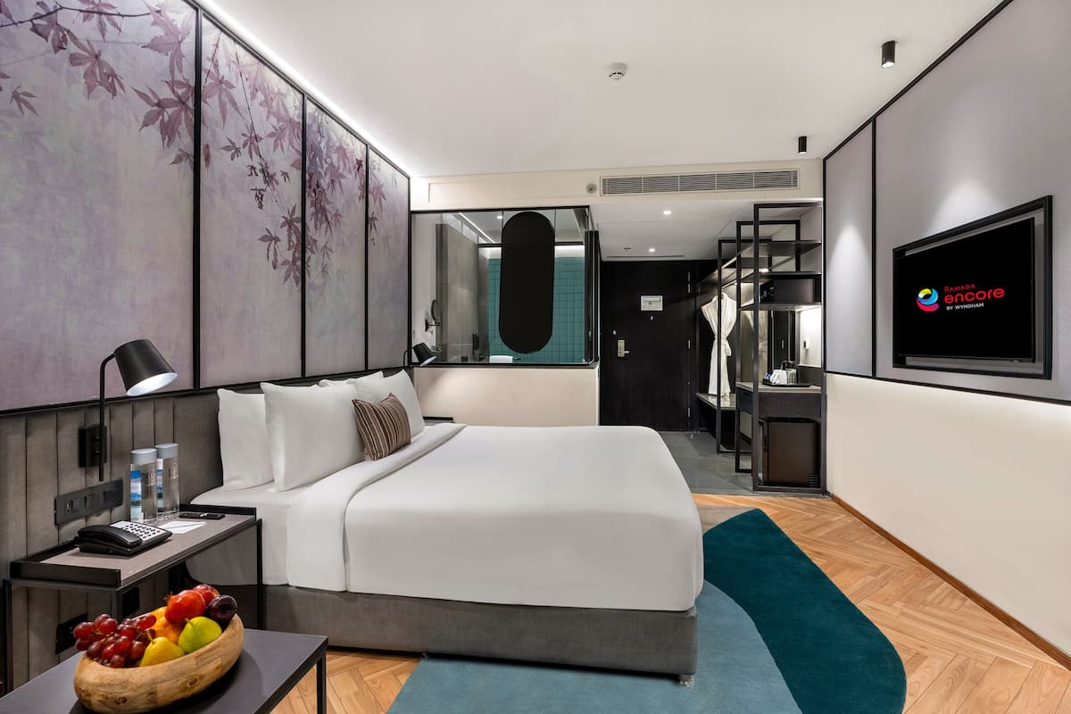 Minibar, in-room safe, desk, blackout curtains