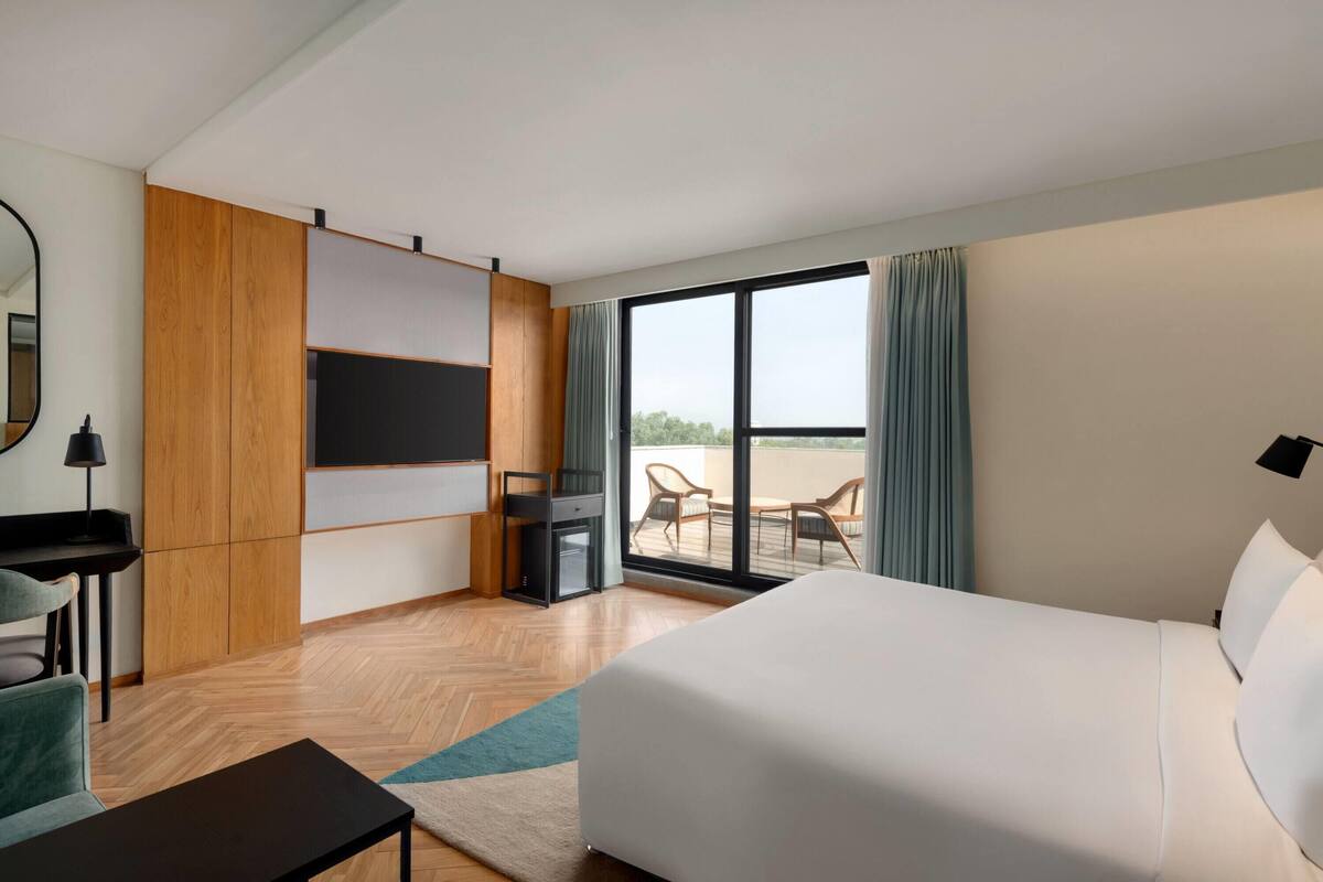 Suite presidencial, 1 cama King size | Minibar, caja de seguridad en la habitación y escritorio