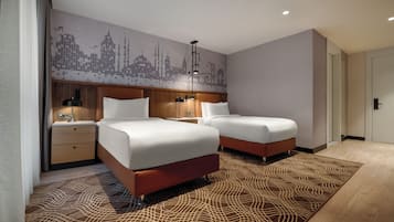 Ropa de cama de alta calidad, colchones Tempur-Pedic y minibar