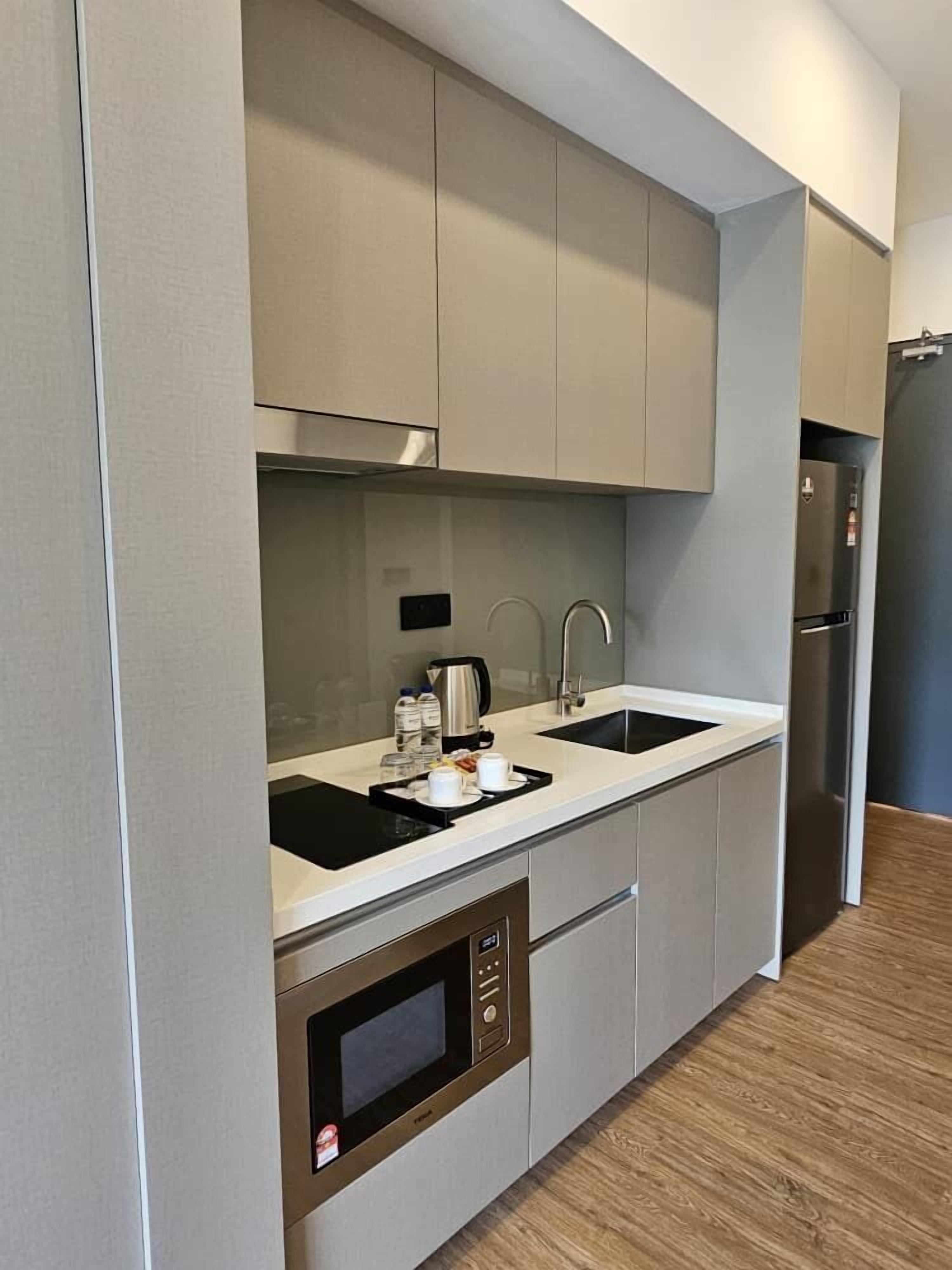 客房, 1 张特大床, 无烟房 | 私人厨房