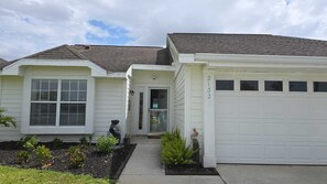 Exterior detail - waterfront home, in a canal of the Caloosahatchee River with direct Gulf access. (Fort Myers)