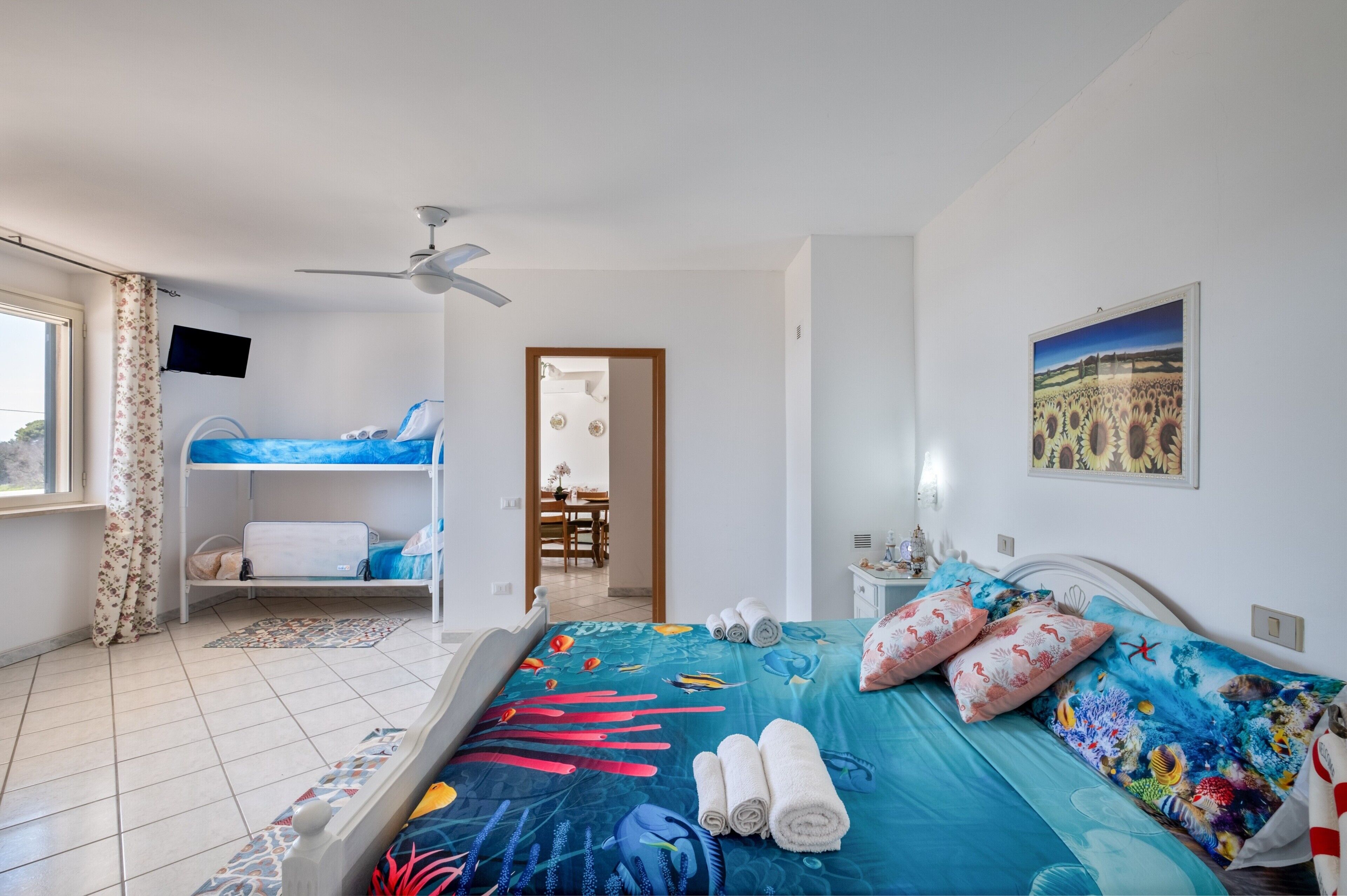 1 camera, Wi-Fi gratuito, lenzuola