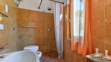 Een douche, een haardroger