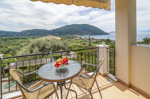 Studio Appartement 'Panorama 3' avec vue sur la mer, Wi-Fi et climatisation