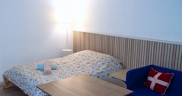 1 間睡房、床單