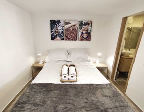 1 chambre, fer et planche à repasser, Wi-Fi, draps fournis