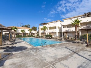 Et oppvarmet basseng