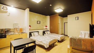 1 bedroom, desk, free WiFi, bed sheets