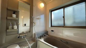 Hair dryer, towels
