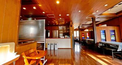 Up the outdoor stairs youll find an openair natu / Ito Shizuoka