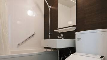 Hair dryer, towels