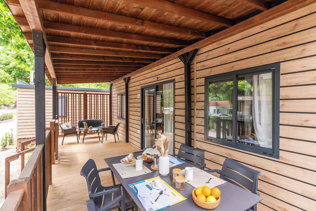 Maison mobile supérieure | Terrasse/patio