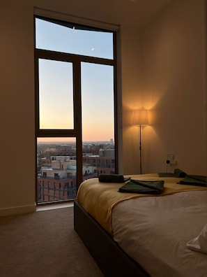 1 bedroom, travel crib, WiFi, bed sheets