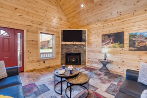 TV connectée, cheminée, baby-foot