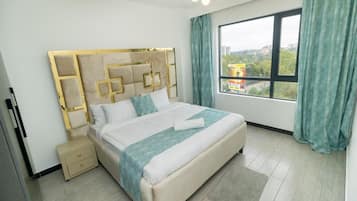 Individually decorated, individually furnished, laptop workspace