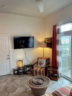 Signatur-studiolejlighed - 1 queensize-seng - terrasse | Tv
