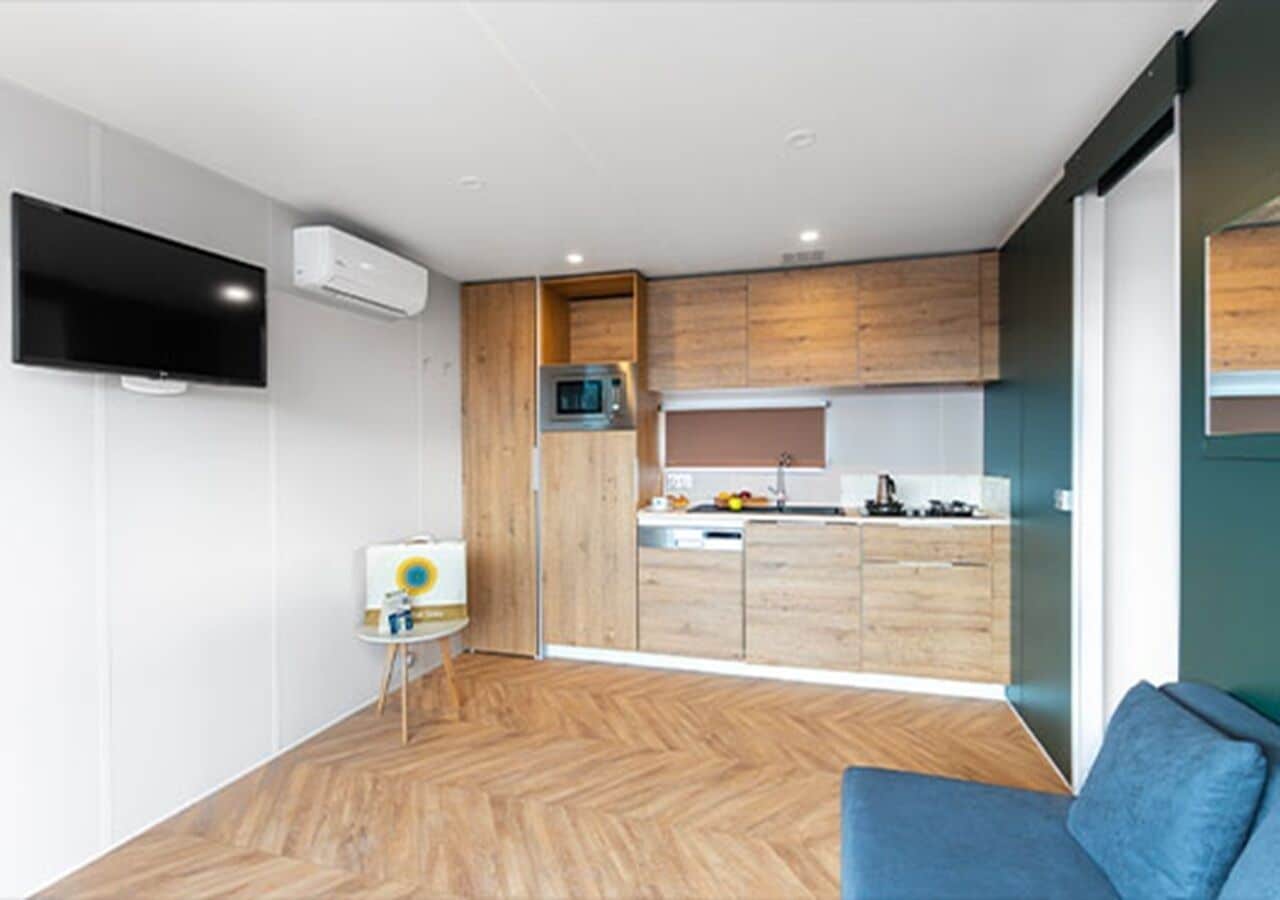 Elite stacaravan | Woonruimte