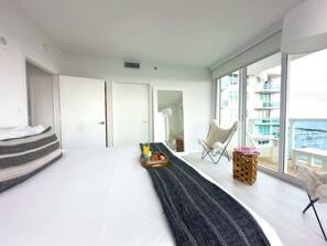 2 bedrooms, iron/ironing board, travel crib, WiFi