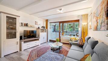 TV, DVD player, table tennis