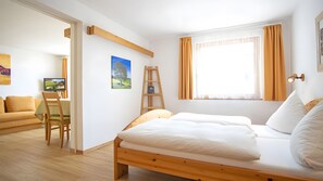 1 makuuhuone, ilmainen Wi-Fi, vuodevaatteet