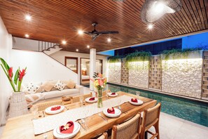 Villa – exclusive, 3 soverom, privat basseng | Spisestue