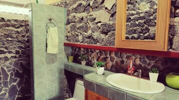 Towels, soap, toilet paper