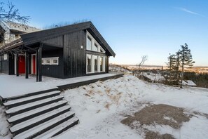 Exterior - Modern mountain cabin skiing, views and hiking (Rollag kommune)
