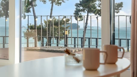 基础客房, 1 间卧室 (Molla 1 (Ocean View/Spa)) | 1 多间卧室、免费 WiFi. 泗川阿拉私人泳池别墅