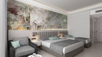 Chambre Double Standard, balcon, vue colline | Wi-Fi gratuit