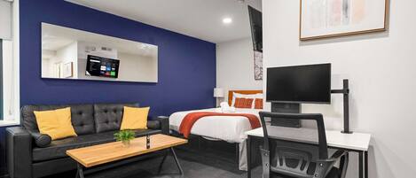 1 makuuhuone, silitysrauta/-lauta, Wi-Fi, vuodevaatteet