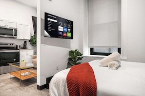 1 chambre, fer et planche Ă repasser, Wi-Fi, draps fournis