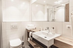 Shower, hair dryer
