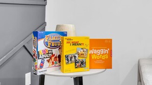 Three board games on a small table against a plain wall. - Your Comfort Spot in Niagara |Mins away from Falls (Niagara Falls)