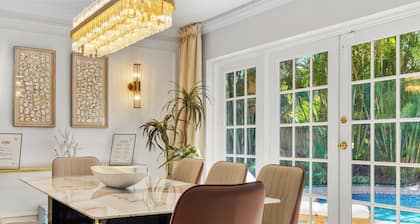 Bel Air Beauty: 4BR, Private Pool & Elegant Comfort Steps from the Beach