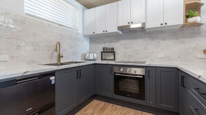 Fridge, oven, dishwasher