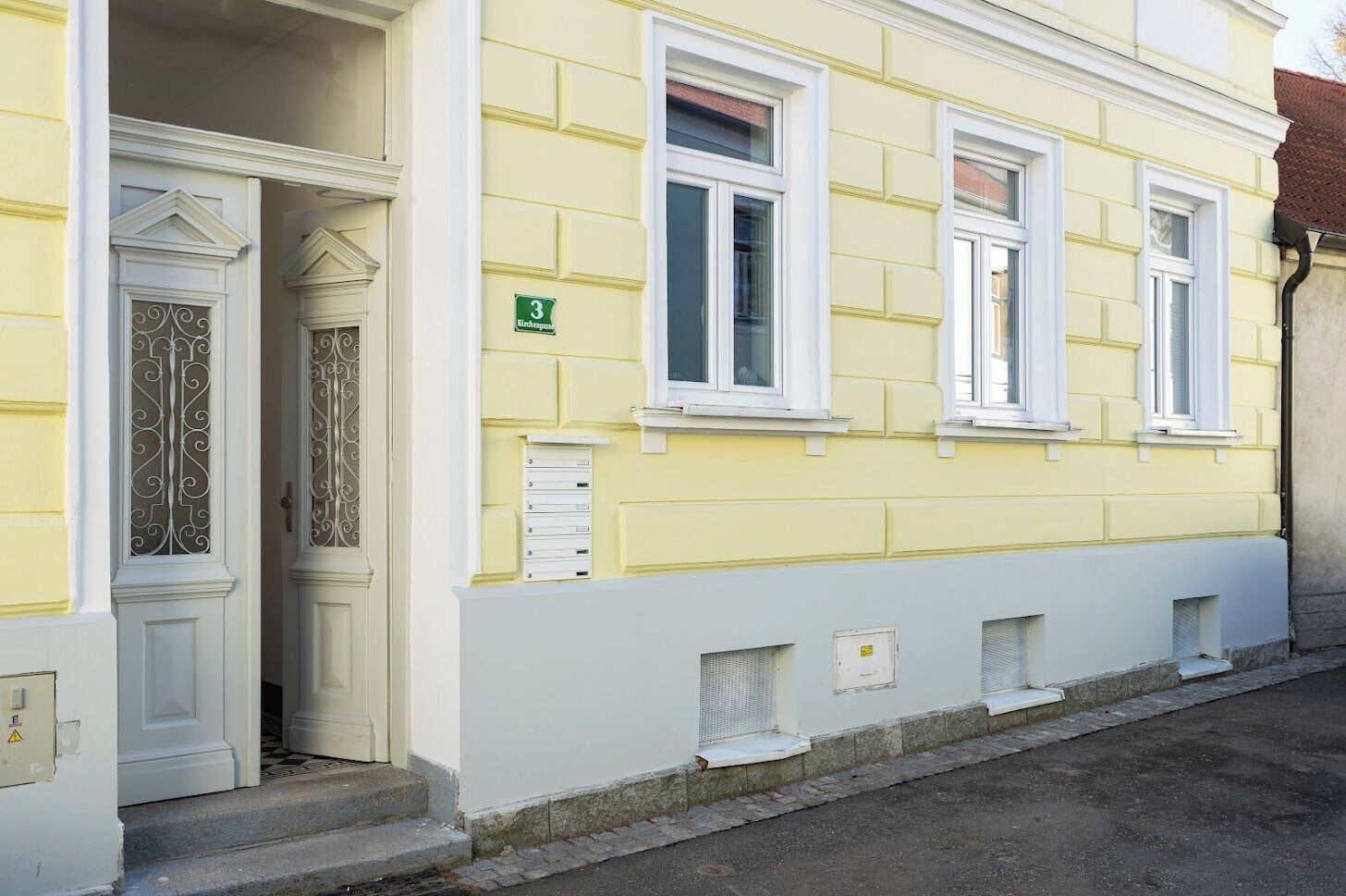 Façade de l’hébergement