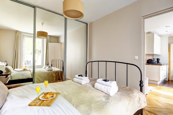 1 slaapkamer, beddengoed