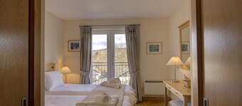 Top-floor, two-bedroom golf apartment with views over the famous James Braid Brora Golf Course