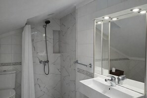 Shower, towels