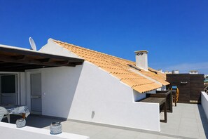 Terrace/patio - T0 Condomínio jardim da Oura, A/c, piscinas, terra (Albufeira)