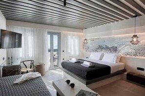 Armonoia City View outdoor Tub | 1 chambre, système d’insonorisation, fer et planche à repasser