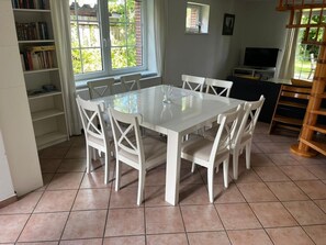 Dining - Cozy vacation home - with sauna - pure relaxation at the North Sea (Burhave)