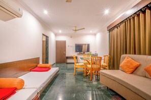 Suite de luxe, 1 llit de matrimoni gran | Sala d'estar