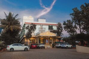 Façana frontal de l'allotjament