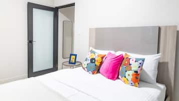 1 soveværelse, skrivebord, strygejern/strygebræt, Wi-Fi