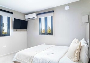 1 غرفة نوم ومكتب ومكواة/لوح كي وواي فاي