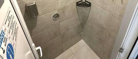 Hair dryer, towels